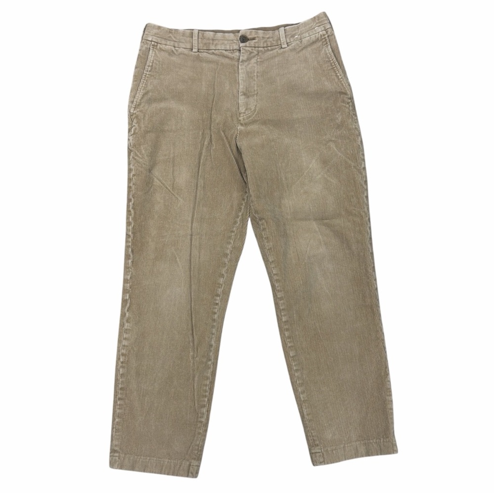 Uniqlo Corduroy Light Brown Straight Leg Pants